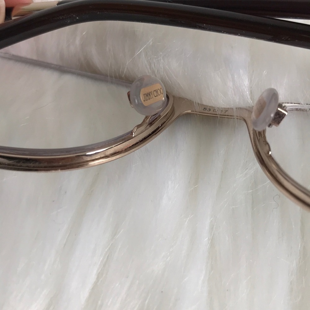 Authentic Jimmy choo bronze eyeglasses - Picture 3 of 8